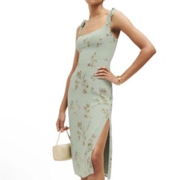 NWT Reformation Besse Tie Strap Dress - Picture 4 of 5